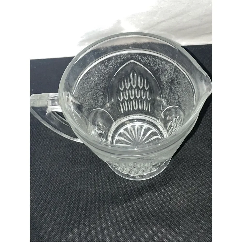 Small glass pitcher